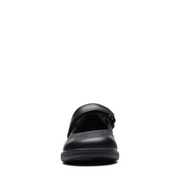 Clarks - Jazzy Jig K. - Black Leather - School Shoes