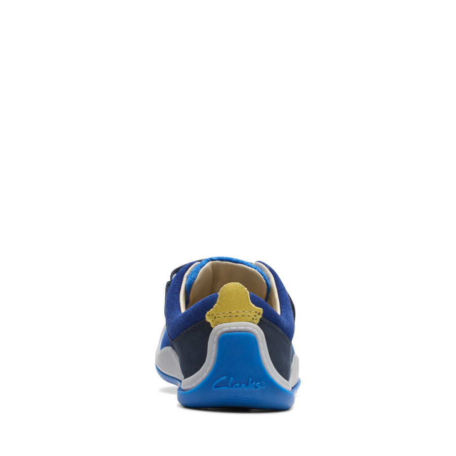 Clarks - Roller Fun T - Blue Combi Leather - Shoes