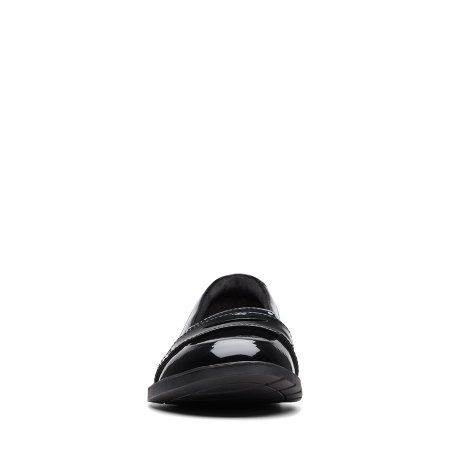 Clarks - ScalaLoafer Y. - Black Patent - School Shoes