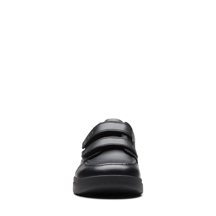 Clarks - Goal Style K - Black Leather - School Shoes
