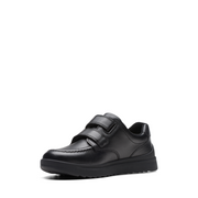 Clarks - Goal Style K - Black Leather - School Shoes