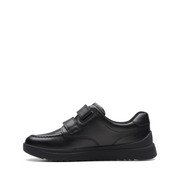Clarks - Goal Style K - Black Leather - School Shoes