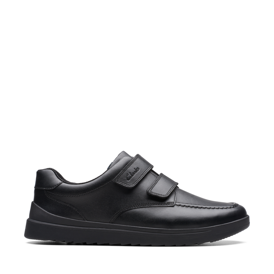 Clarks - Goal Style Y - Black Leather - School Shoes