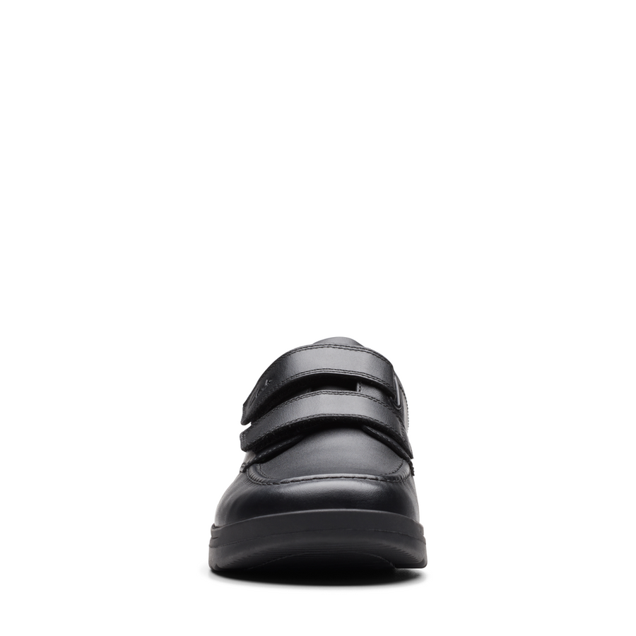 Clarks - Goal Style Y - Black Leather - School Shoes