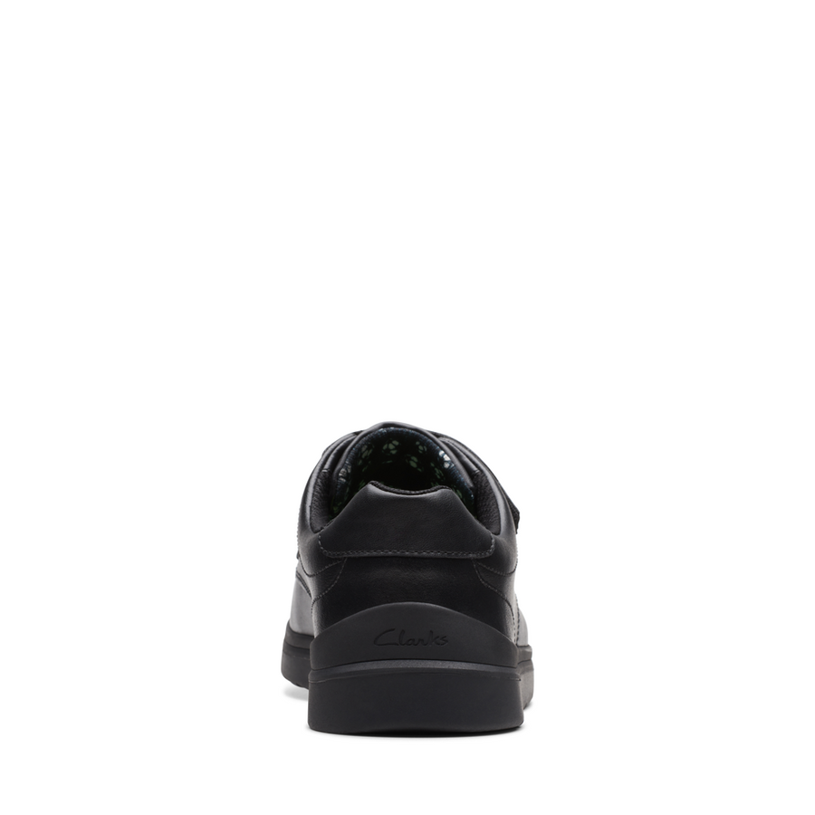 Clarks - Goal Style Y - Black Leather - School Shoes