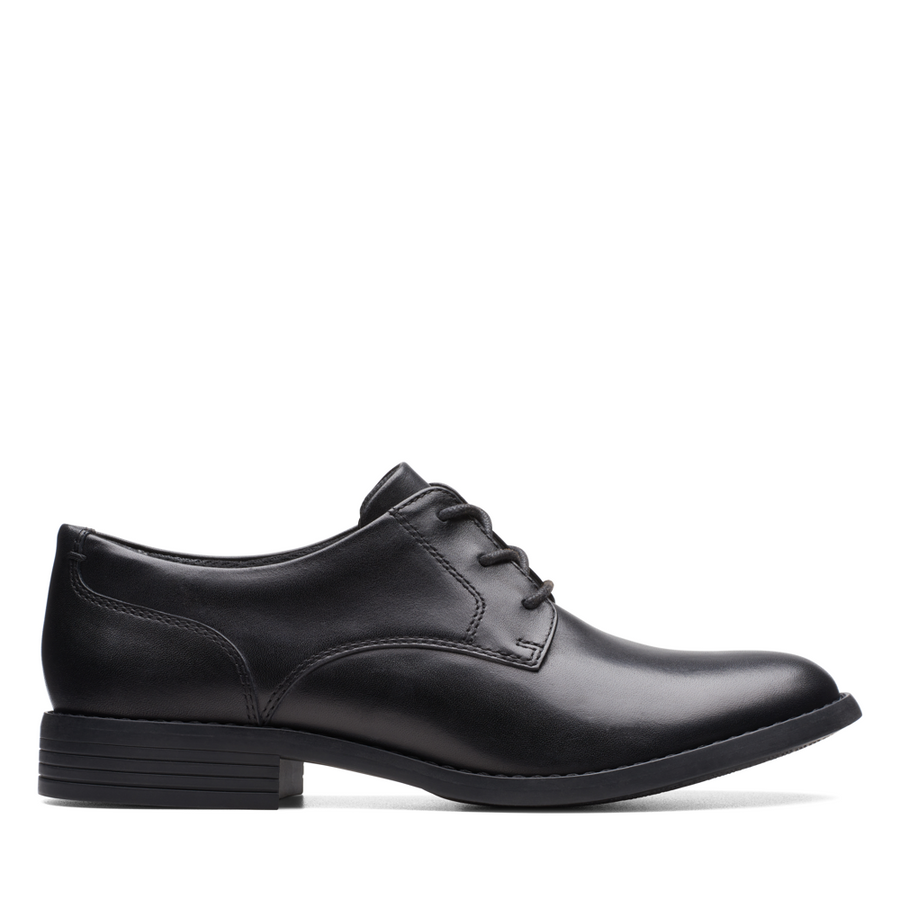 Clarks - Camzin Iris - Black Leather - Shoes