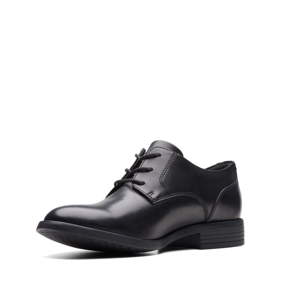 Clarks - Camzin Iris - Black Leather - Shoes