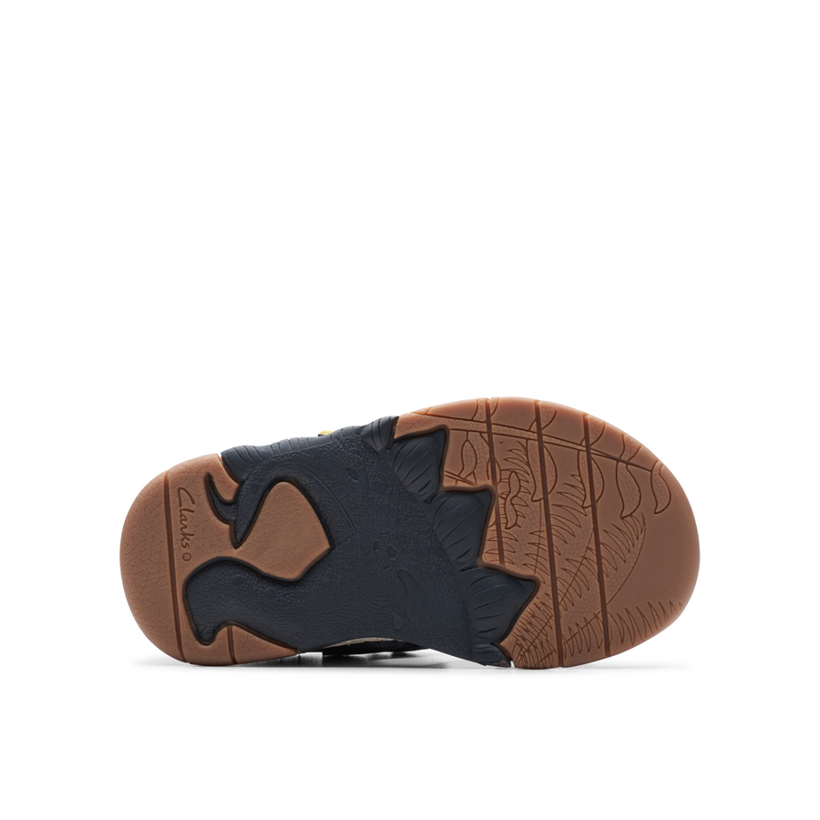 Clarks - Spiney Step T - Navy - Sandals