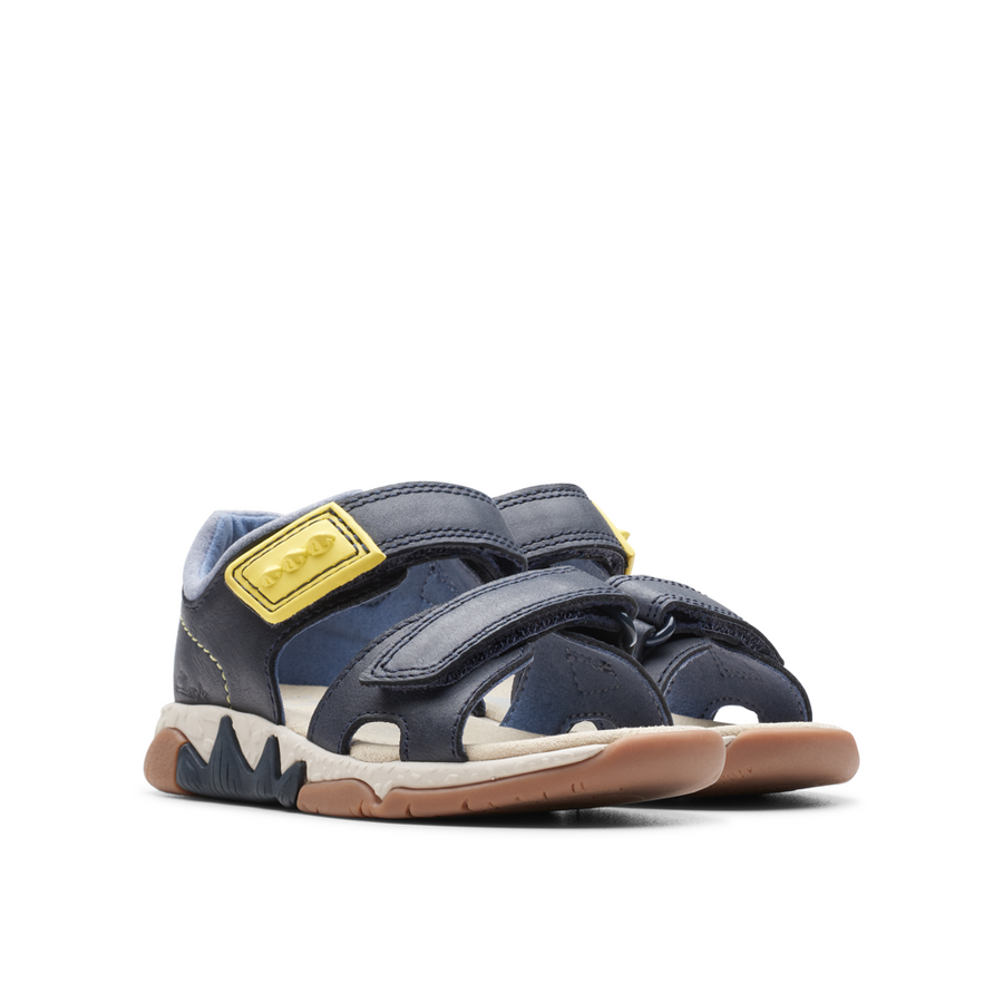 Clarks - Spiney Step T - Navy - Sandals