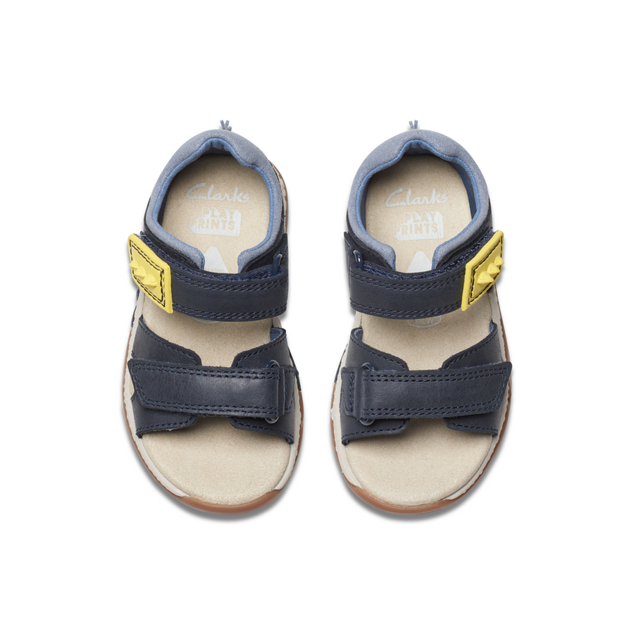 Clarks - Spiney Step T - Navy - Sandals