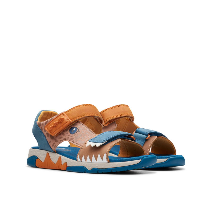 Clarks - Spiney See K - Tan Combi - Sandals