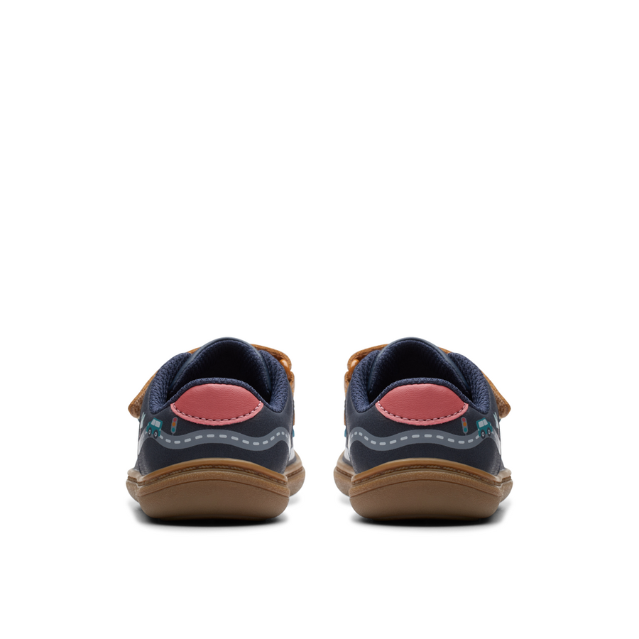 Clarks - Flash Truck T - Navy Print  - shoes