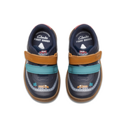 Clarks - Flash Truck T - Navy Print  - shoes