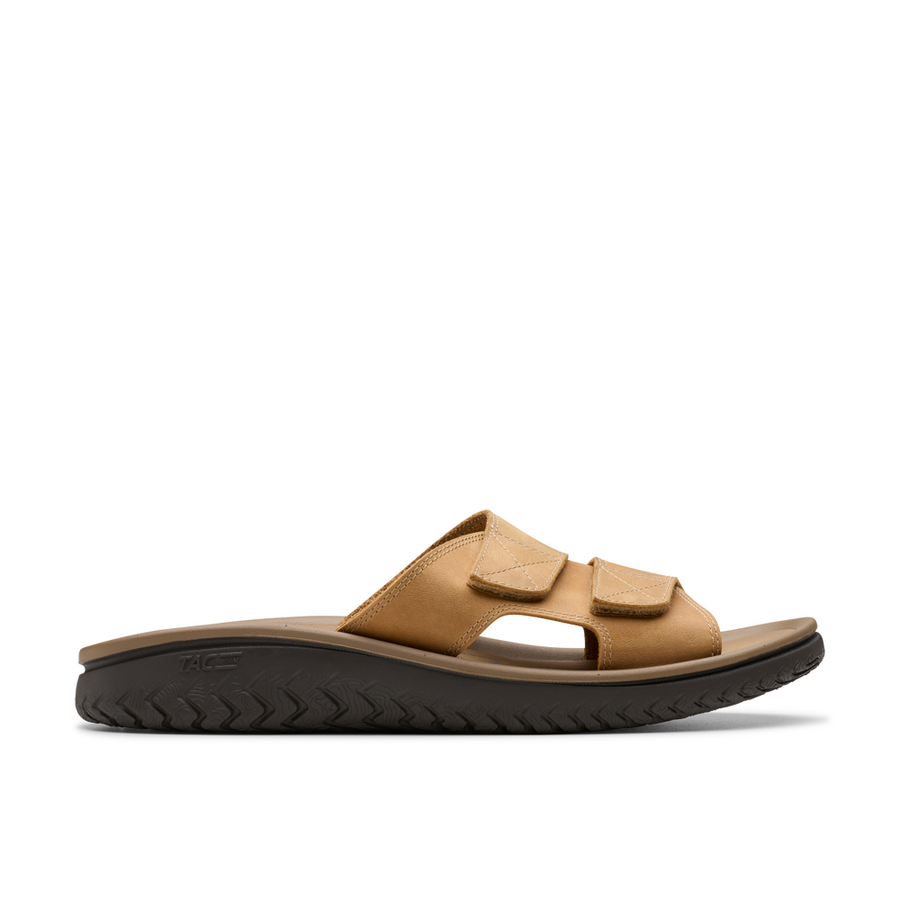 Clarks tan sandals discount