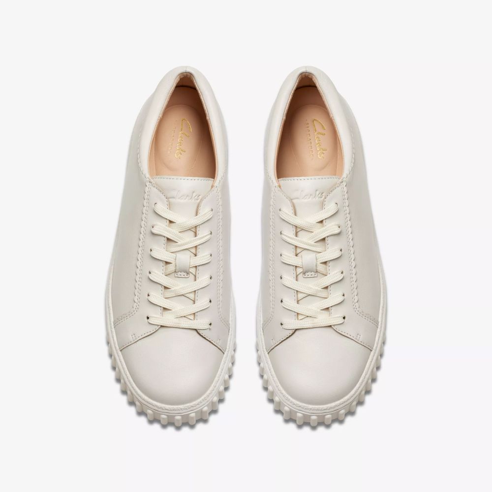 Clarks - Mayhill Walk - Off White Leather - Shoes