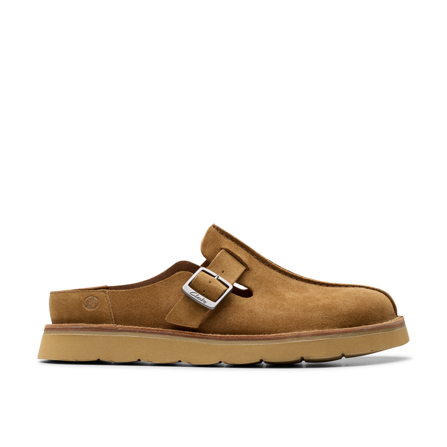 Clarks - Solsbury Mule - Cola Suede - Sandals