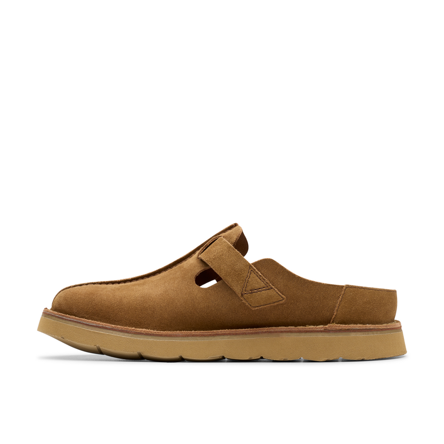 Clarks - Solsbury Mule - Cola Suede - Sandals
