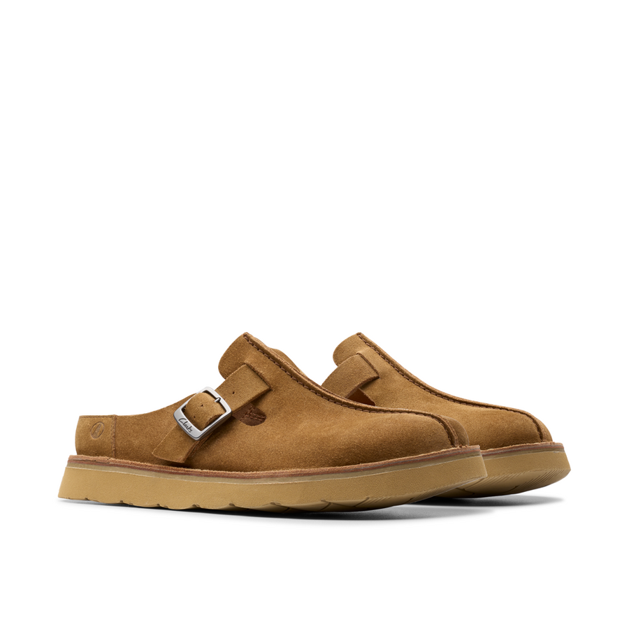 Clarks - Solsbury Mule - Cola Suede - Sandals