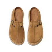 Clarks - Solsbury Mule - Cola Suede - Sandals