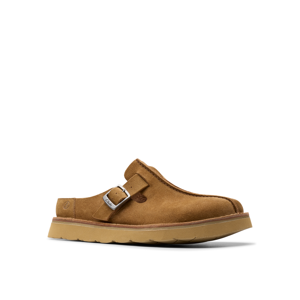 Clarks - Solsbury Mule - Cola Suede - Sandals