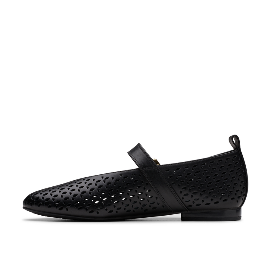 Clarks - Fawna Jane - Black Leather - Shoes