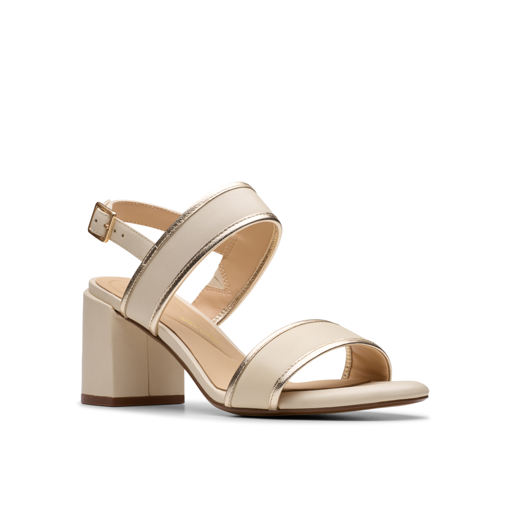 Clarks - Ezoria Sling - Cream Multi - Sandals