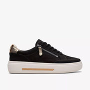 Clarks - Hollyhock Zip - Black Nubuck - Shoes