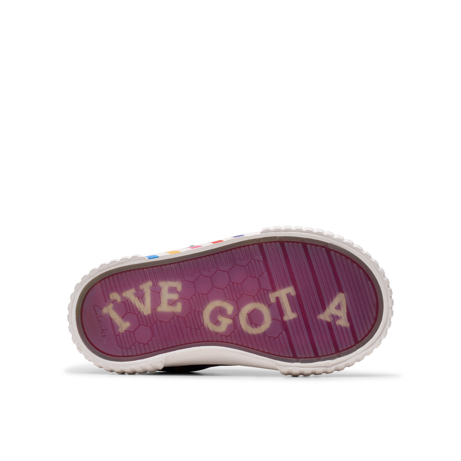 Clarks - RDFoxingMixT - Purple Canvas - Canvas Shoes