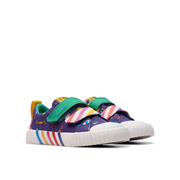 Clarks - RDFoxingMixT - Purple Canvas - Canvas Shoes