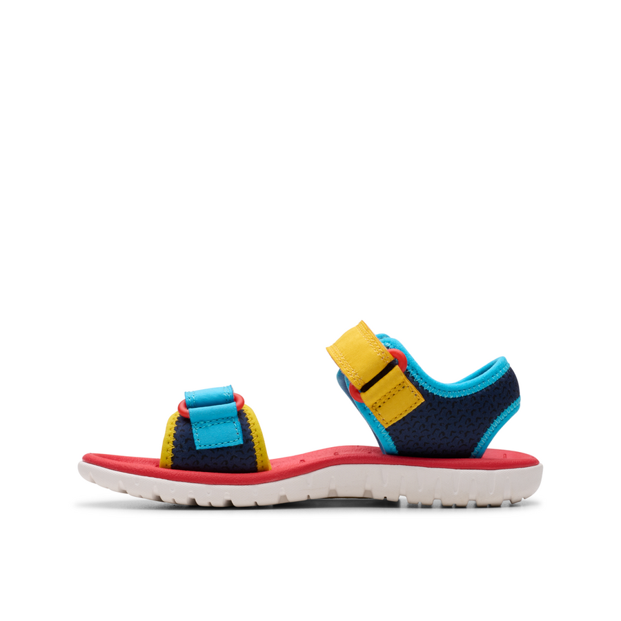 Clarks - RDSurfingAceK - Navy Print - Sandals
