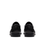 Clarks - Jonwin Step Y - Black Leather - School Shoes