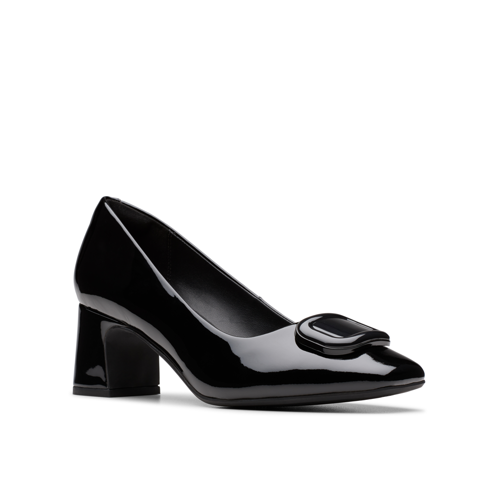 Clarks - Fernie Trim - Black Patent - Shoes