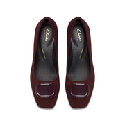 Clarks - Fernie Trim - Merlot Suede - Shoes