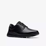 Clarks - Lifton Lace - Black Leather - Shoes