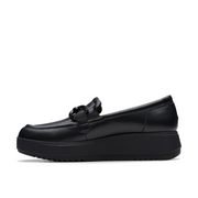 Clarks - Zylah Top - Black Leather - Shoes