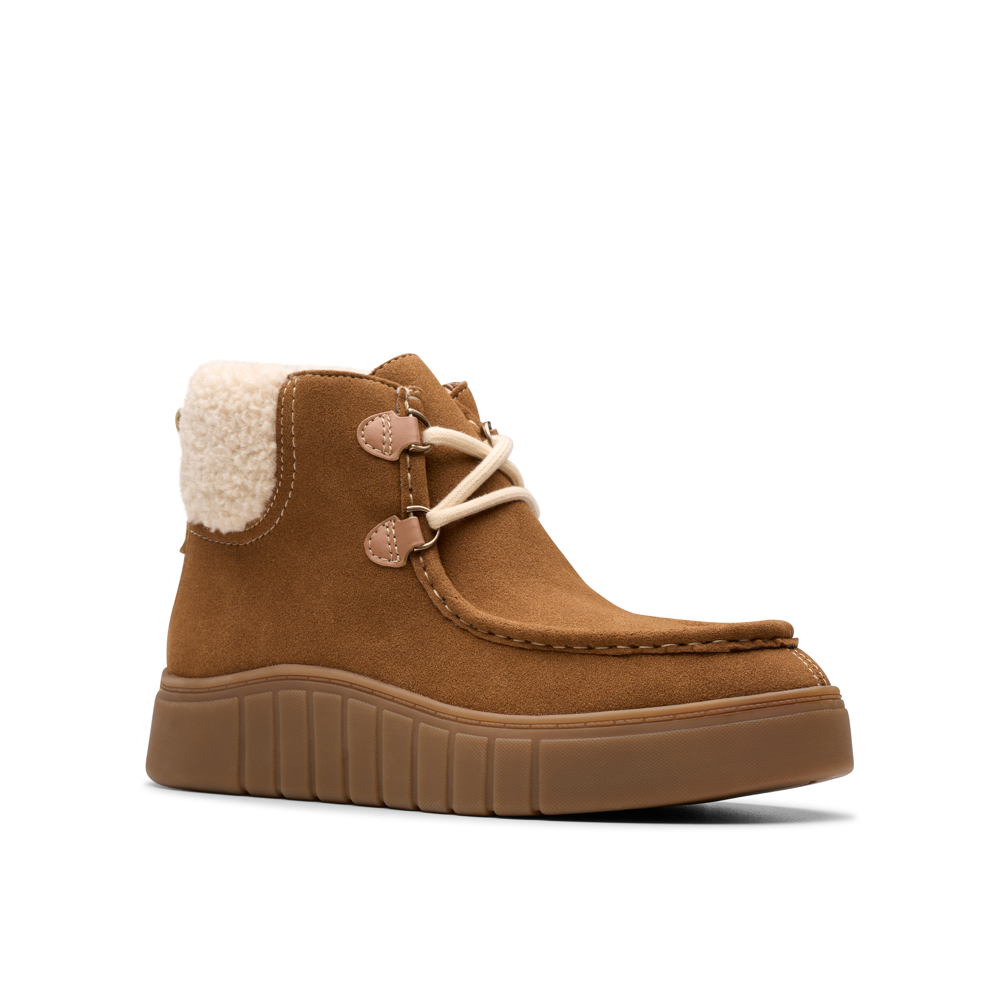 Clarks - Mykah Izzy - Dark Tan Suede - Boots
