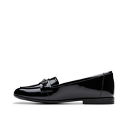 Clarks - Finja Loafer Y - Black Patent - School Shoes