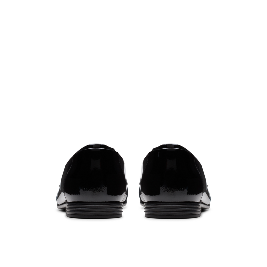 Clarks - Finja Loafer Y - Black Patent - School Shoes