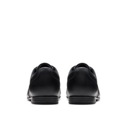 Clarks - Finja Wing Y - Black Leather - School Shoes