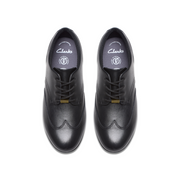 Clarks - Finja Wing Y - Black Leather - School Shoes