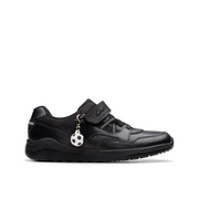 Clarks - Daze Kick K - Black - School Shoes