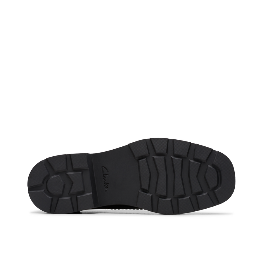 Clarks - Eris Pure Y - Black Leather - School Shoes