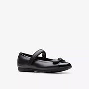 Clarks - Dance Beam K - Black  - School Shoes