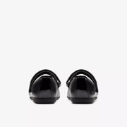 Clarks - Dance Beam K - Black  - School Shoes