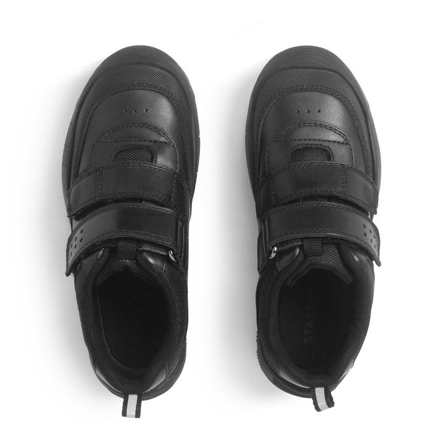 Start Rite - Quad - Black Leather - School Shoes