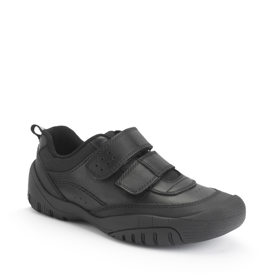 Start Rite - Quad - Black Leather - School Shoes