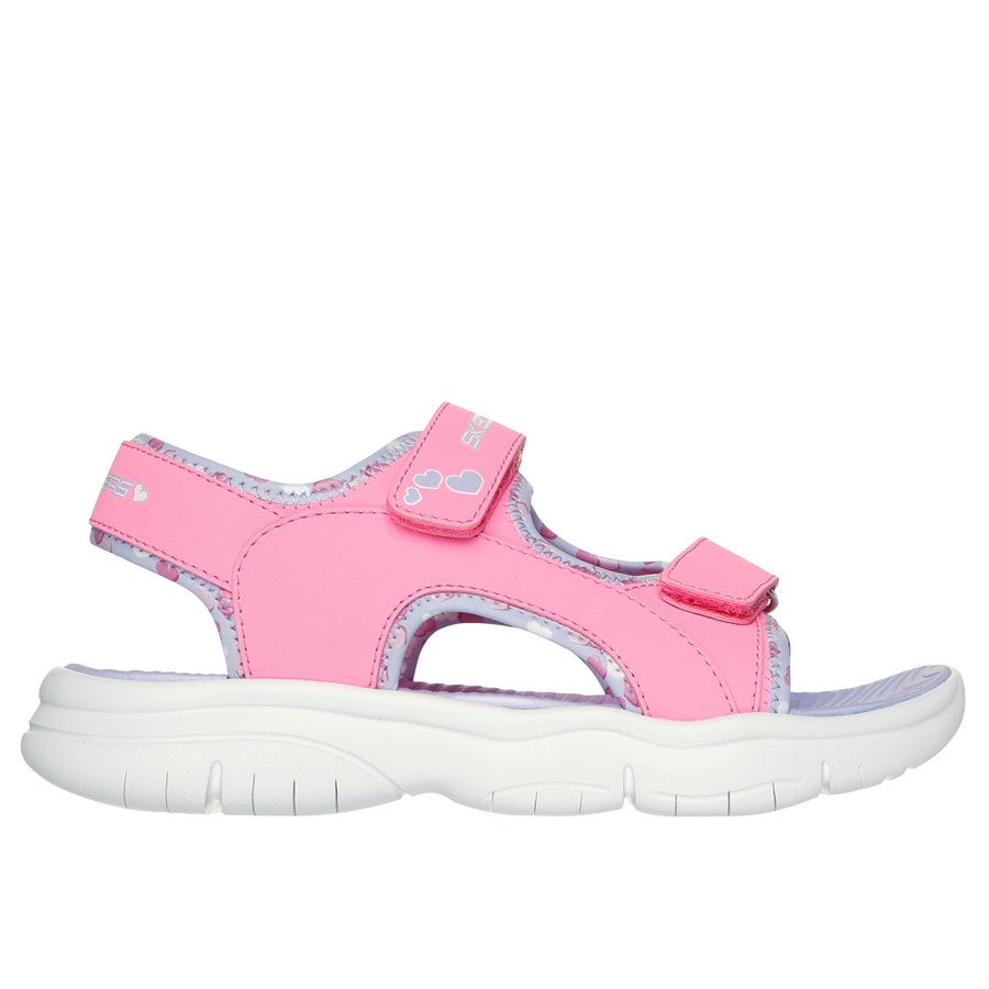 Skechers - Flex Splash - Heart Galore - Hot Pink/Lavender - Sandals