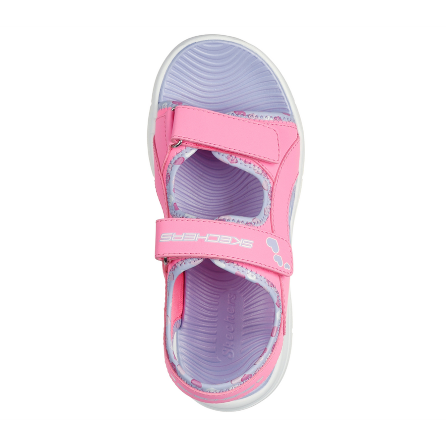 Skechers - Flex Splash - Heart Galore - Hot Pink/Lavender - Sandals