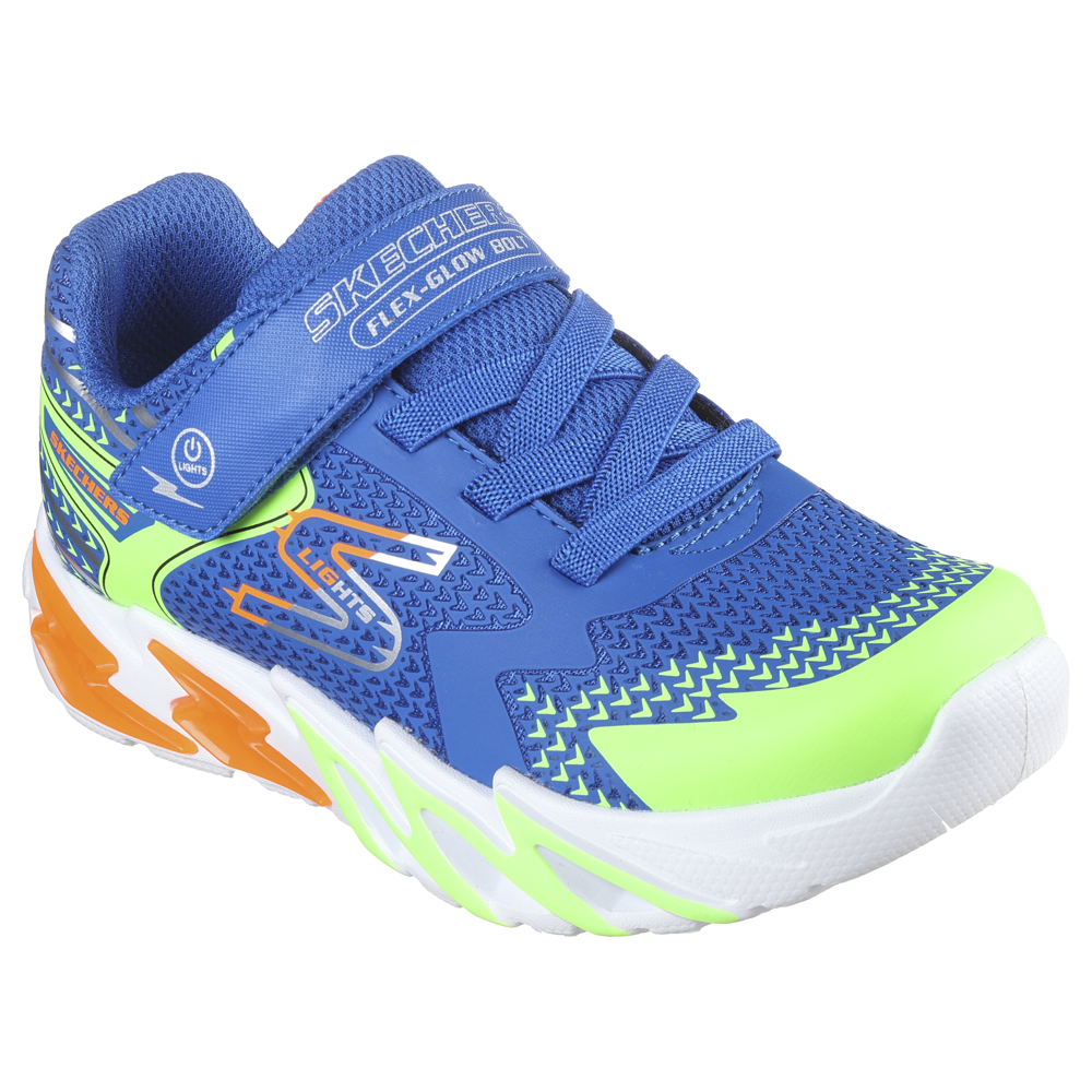 Skechers - Flex- Glow Bolt - Royal/Multi - Trainers