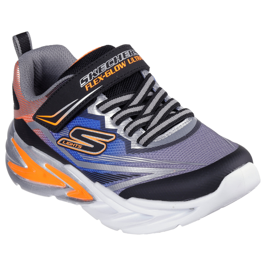 Skechers - Flex - Glow Ultra - Black/Silver - Trainers